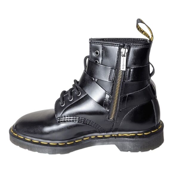 NWOB DR. MARTENS Cristofor Leather Harness Lace Up Boot Size L7/M6 - Picture 6 of 10